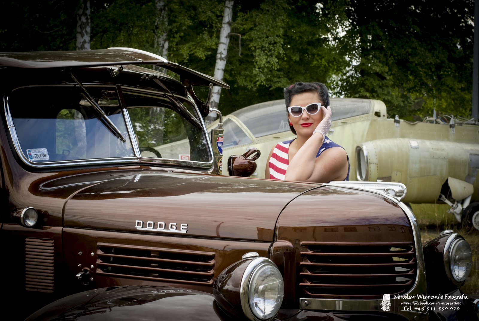 sesja plener, sesja vintage, american cars mania, Mirosław Wiśniewski Fotografia